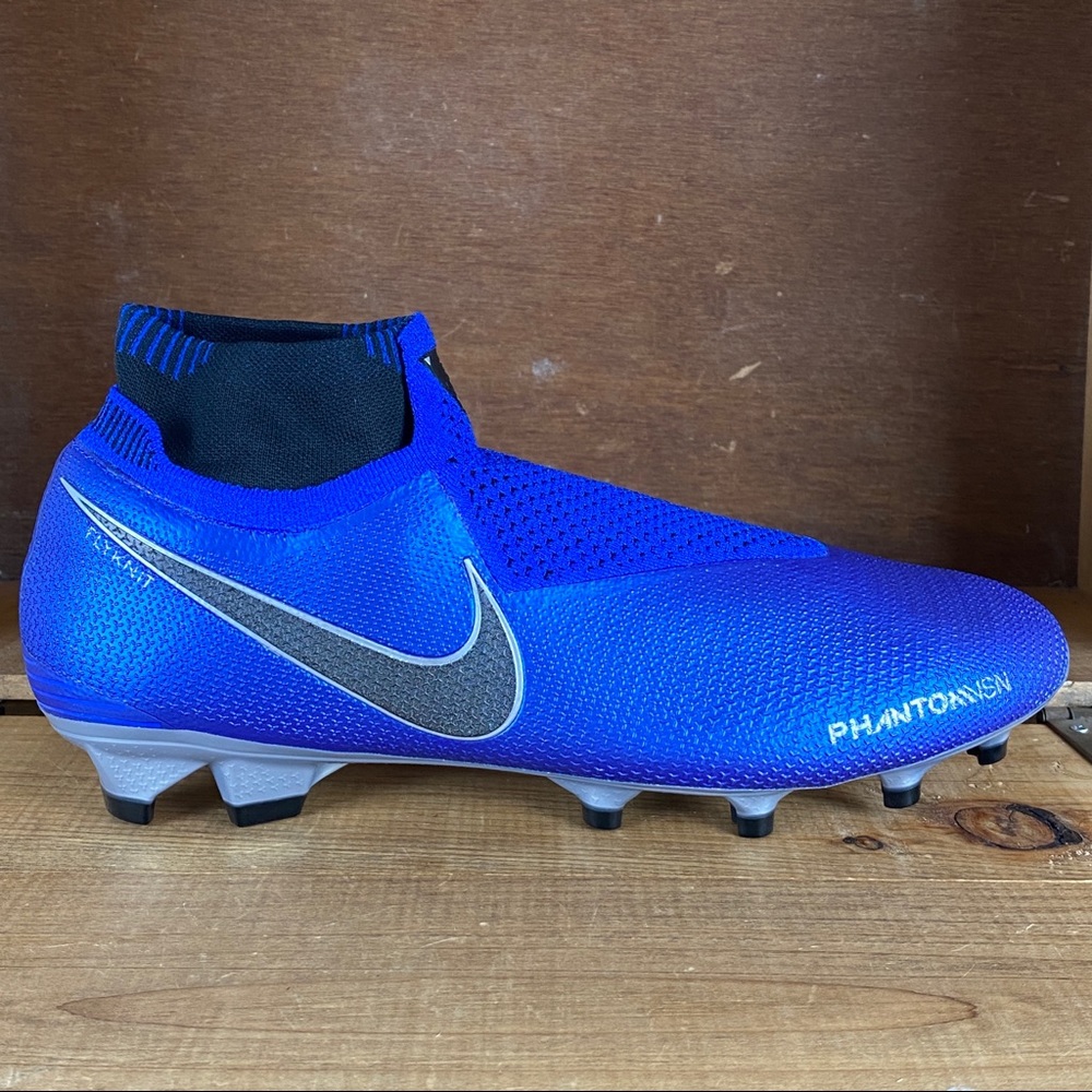 Nike Phantom VSN Elite DF FG ACC Blue Soccer Cleat